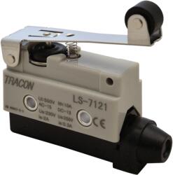 TRACON Helyzetkapcsoló, rugószáras-görgős, 1xCO, 2A/230V AC-15, 0, 3A/250V DC-13, 65mm, IP40 (LS7121) (LS7121)