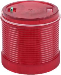 Tracon Fényjelző oszlop, piros fényűhenger, hangjelzéses aljzathoz, 24V AC/DC, IP65 (NYG3-7024R) (NYG3-7024R)