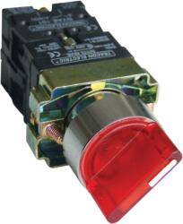 Tracon Tokozott világítókaros kapcsoló, piros, LED, kétáll. , izzó n. , 1×NC+1×NO, 3A/400V AC, IP44 (NYGBK2465PT) (NYGBK2465PT)
