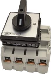 TRACON Szakaszoló kapcsoló, 400V, 50Hz, 100A, 4P, 30kW, 88x88mm (TS-10/4) (TS-10/4)