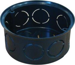 Tracon Perforált szerelvénydoboz süllyesztett, tetővel, fekete, 72×36mm (D70SZT) (D70SZT)