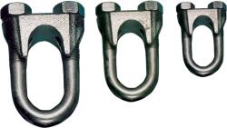 Tracon Sodronyszorító bilincs, U profil, acél+temperált öntvény, d=2-3mm, M4 (U03) (U03)
