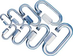 Tracon Karabiner, csavaros, acél, d=10mm, 5100N (CSKARA10) (CSKARA10)