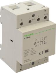 Tracon Installációs kontaktor, 230V, 50Hz, 3 Mod, 4×NO, AC1/AC7a, 40A, (EVOHK4-40) (EVOHK4-40)