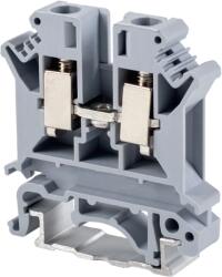 Tracon Fázisvezető ipari sorozatkapocs, csavaros, sínre, szürke, 0, 2-6mm2, 800VAC, 57A (TSKA6) (TSKA6)