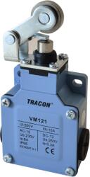 TRACON Helyzetkapcsoló, karos-görgős fémházas, 1xNO+1xNC, 6A/230V AC-15, 0, 3A/250V DC-13, IP66 (VM121) (VM121)