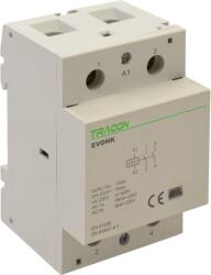Tracon Installációs kontaktor, 230V, 50Hz, 3 Mod, 2xNO, AC1/AC7a, 80A, (EVOHK2-80) (EVOHK2-80)
