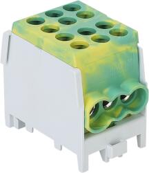 Tracon Főáramköri leágazó kapocs, sínre szerelhető, zöld/sárga, 2.5-25mm2, max. 1000VAC/DC, max. 101A (FLECU-25-16-3ZS) (FLECU-25-16-3ZS)