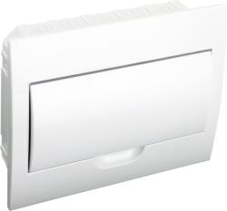 TRACON Süllyesztett elosztódoboz, fehér ajtóval, N/PE sínnel, 1×12 modul, IP40, (H×W×D=200×256×66mm) (EDSN-12/1) (12/1)