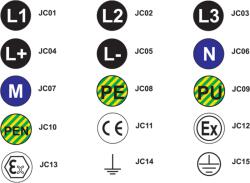 Tracon Jelölőcimke (öntapadós, L3)30 db/A5, d=20 mm (JC03) (JC03)