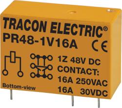 TRACON Print relé, 48V DC / 1×CO (16A, 230V AC / 30V DC) (PR48-1V16A) (PR48-1V16A)
