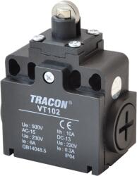 TRACON Helyzetkapcsoló, görgős, 1xNO+1xNC, 6A/230V AC-15, 0, 3A/250V DC-13, IP65 (VT102) (VT102)