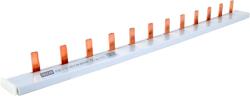 Tracon Soroló sín - csapos kivitelű, max. 63A, 230/400VAC, 1P, 12modul, 215mm (TFSS-1-12) (1-12)