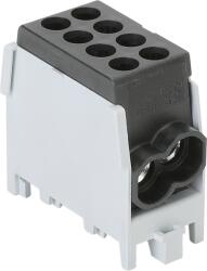 Tracon Főáramköri leágazó kapocs, sínre szerelhető, fekete, 2.5-25mm2, max. 1000VAC/DC, max. 101A (FLECU-25-25-2F) (FLECU-25-25-2F)