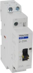 Tracon Installációs kontaktor, 230V AC, 50Hz, 1 Mod, 2xNO, AC1/AC7a, 25A (SHK2-25K) (SHK2-25K)