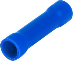 Tracon Szigetelt toldóhüvely, ónozott elektrolitréz, kék, 2, 5mm2, (L=25mm, d1=2, 8mm), PVC (KTH) (KTH)