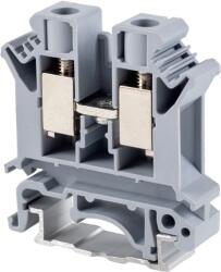 Tracon Fázisvezető ipari sorozatkapocs, csavaros, sínre, szürke, 0, 5-10mm2, 800VAC, 76A (TSKA10) (TSKA10)