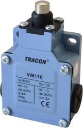 TRACON Helyzetkapcsoló, kúpos fémházas, 1xNO+1xNC, 6A/230V AC-15, 0, 3A/250V DC-13, IP66 (VM110) (VM110)