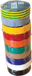 TRACON Szigetelőszalag válogatás különböző színekben, 10 db/cs, 10m×15mm, PVC, 0-90°C, 40kV/mm (SZIG-SET10-15) (SET10-15)