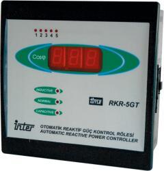 TRACON Fázisjavító automatika, egyfázisú, 5 kondenzátor telephez, 144x144mm (TFJA-07) (07)