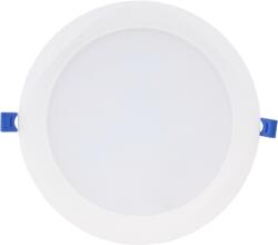 TRACON Kompakt beépíthető LED mélysugárzó SAMSUNG chippel, 230 VAC, 18W, 1440lm, D=225 mm, 4000 K, IP20, EEI=G (LED-DLS-18NW) (LED-DLS-18NW)