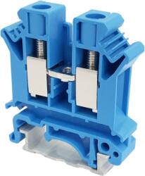 Tracon Nullavezető ipari sorozatkapocs, csavaros, sínre, kék, 0, 5-10mm2, 800VAC, 76A (TSKA10-K) (TSKA10-K)