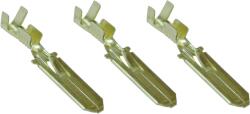 Tracon Szigeteletlen rátolható csatlakozó csap, sárgaréz, rögz. csapos, 6, 3×0, 8mm, 1-2, 5mm2 (CS6B) (CS6B)