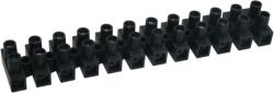 Tracon Flexibilis sorozatkapocs, H profil, 12 tag, fekete, 25mm2, 450VAC, 80A, PP (SF60A-H) (SF60A-H)
