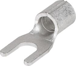 Tracon Szigeteletlen villás saru, ónozott elektrolitréz, 16mm2, M6, (d1=5, 8mm, d2=6, 4mm) (V16-6) (V16-6)