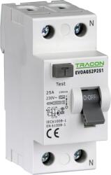 TRACON Áram-védőkapcsoló, 2 pólusú, 25A, 100mA, 10kA, A/S (EVOAGS2P251) (EVOAGS2P251)