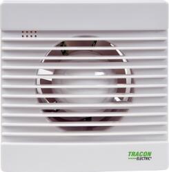 TRACON Fürdőszoba ventilátor, golyóscsapágy, 230 VAC, 15W, 80 m3/h, 33 dB, 100 mm (VF100-B) (VF100-B)