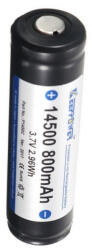 KeepPower 14500 800mAh 2960mWh HR6 3, 7V Li-ion akkumulátor AA tölthető elem (KeepPower-P1450C-2960mWh)