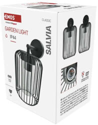 EMOS LED kerti fali lámpa, 20, 8 x 16 x 28, 5 cm, 1 x E27, 15 W ZGD010P (ZGD010P)