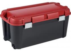 Keter Szerszámosdoboz, 80 l, 79, 5x39, 5x37, 1 cm, CURVER Totem , fekete-piros (243757)