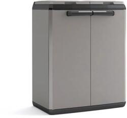 Curver Szelektív hulladékgyűjtő szekrény, műanyag, KETER Split Basic , szürke/fekete (241065) - kellekanyagonline