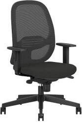 Nowy Styl Forgószék irodai Eggy Swivel Chair Mesh, karfával, fekete