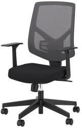 Nowy Styl Forgószék irodai Nexter Swivel Chair Mesh, karfával, sötétszürke