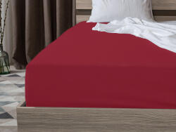  Cearsaf Jersey EXCLUSIVE cu elastic visiniu 140 x 200 cm
