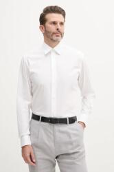 Benetton pamut ing férfi, galléros, fehér, regular, 53ZDUQ04A - fehér XXL - answear - 15 990 Ft