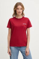 Guess t-shirt női, piros, W5RI04 I3Z14 - burgundia XL