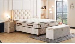 ABC Bedding Magnesia kárpitozott ágyneműtartós ágy matraccal 140 x200