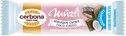 Cerbona kókuszos-csokoládés müzliszelet hozz. cukor nélkül - 20g - koffeinzona