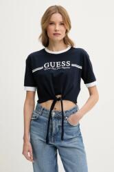 Guess pamut póló női, sötétkék, V5GI05 I3Z14 - sötétkék S