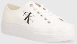 Calvin Klein sportcipő VULC FLATFORM ESSENTIAL MONO fehér, női, YW0YW01030 - bézs Női 41