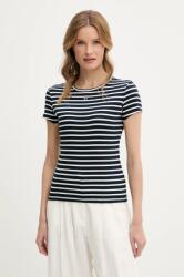 Tommy Jeans t-shirt női, sötétkék, DW0DW17383 - sötétkék L