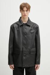 MM6 Maison Margiela bőrdzseki fekete, átmeneti, SH0AM0045 - fekete 52