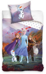 Carbotex Disney Jégvarázs ágyneműhuzat garnitúra 140x200 cm, 70x90 cm (FRO2458725-PP)