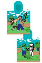  Mojang Minecraft plüss-frotír poncsó törölköző 50x110 cm
