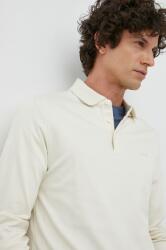 HUGO BOSS pamut hosszúujjú bézs, sima, 50468392 - bézs XXL