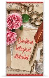 Ars Una ballagási zsebes borítékos lap virágok és penna Gratuláló P (11063216)